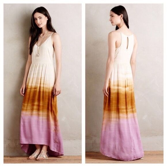 Anthropologie Tina + Jo Ombré Maxi Dress - Picture 1 of 9